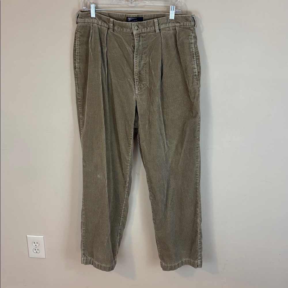 Vintage Polo Ralph Lauren Tan Corduroy Pants Size 35x30